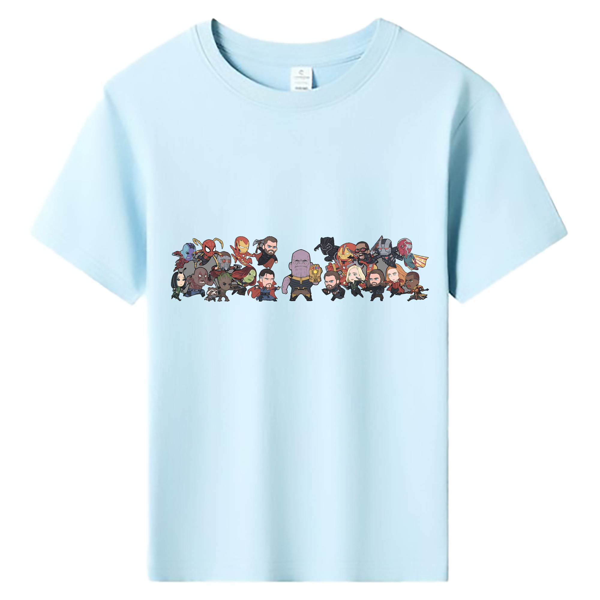 （画像用） アベンジャーズ The Avengers 綿100％キッズTシャツ（フロントプリント）